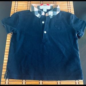 Burberry Mini William Cotton Polo Baby Boys